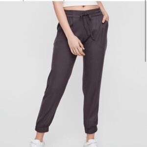 Aritzia Azure Skies OliLightweight Tapered Jogger Pants Sz L